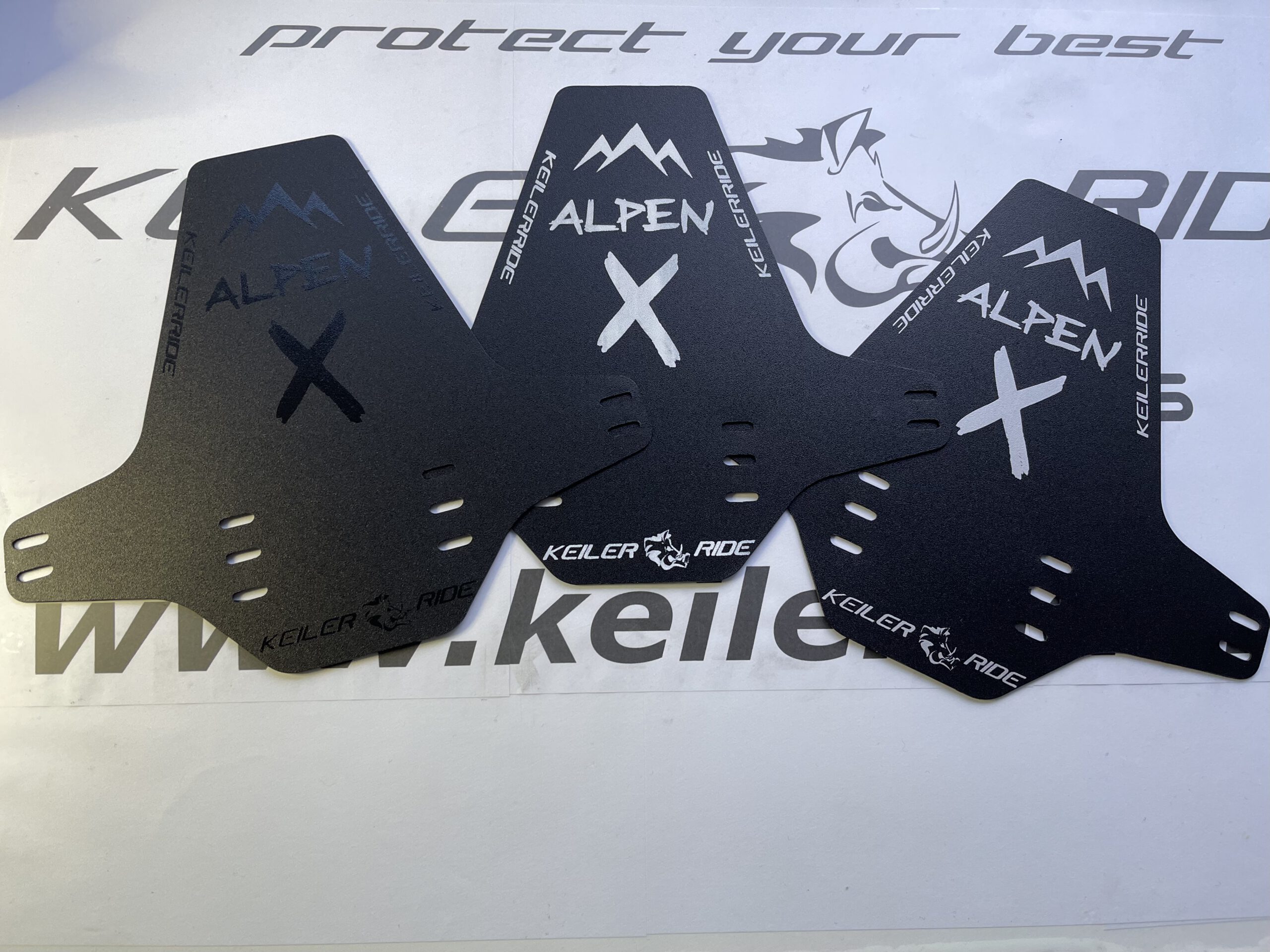 Garde-boue Universel KEILERRIDE Pour VTT/VTC/eBike – Protection Contre Les éclaboussures – En Plastique – 21,5 Cm